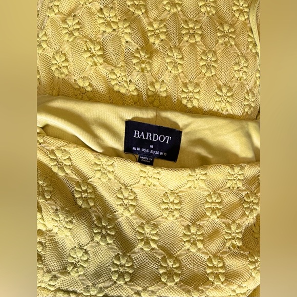 Bardot Adoni Floral Embroidered Mesh Dress - Women’s M - Color Moss - NWOT - Picture 4 of 4